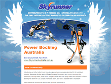 Tablet Screenshot of powerbocking.skyrunneraustralia.com.au