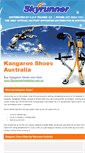 Mobile Screenshot of kangarooshoes.skyrunneraustralia.com.au