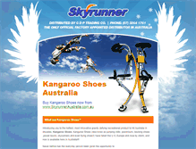 Tablet Screenshot of kangarooshoes.skyrunneraustralia.com.au