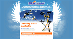 Desktop Screenshot of jumpingstilts.skyrunneraustralia.com.au