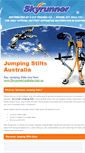 Mobile Screenshot of jumpingstilts.skyrunneraustralia.com.au