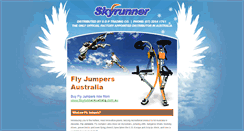 Desktop Screenshot of flyjumpers.skyrunneraustralia.com.au
